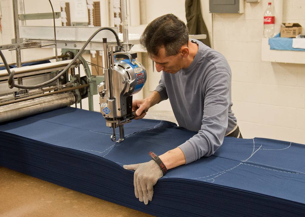 fabric cutting as a clothing manufacturer usa