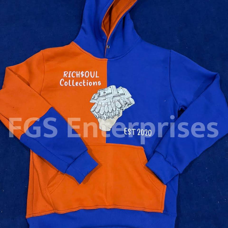 customized hoodie by FGS Enterprises clothing manufcaturer